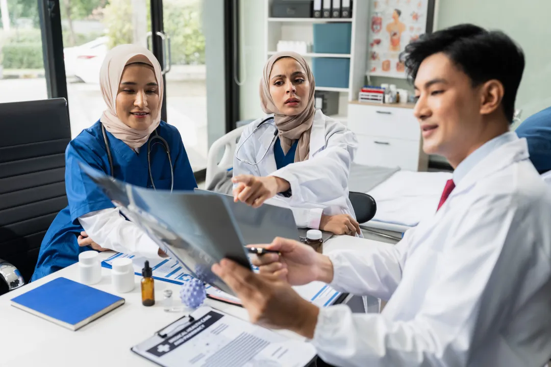 Illustrative healthcare consultation